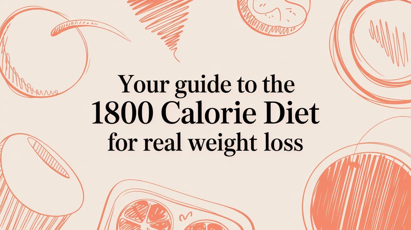 Your Guide to the 1800 Calorie Diet for Real Weight Loss