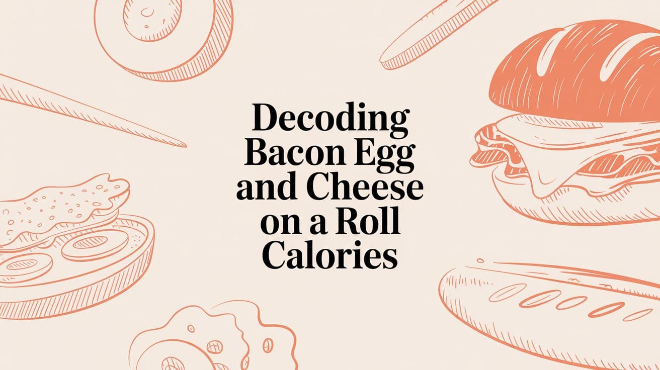 Decoding the Science of Bacon, Egg, and Cheese Calories