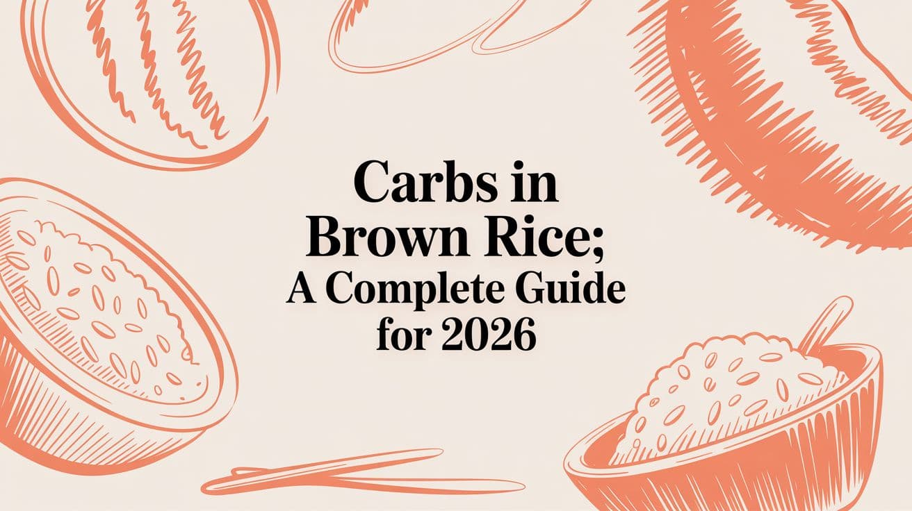 Carbs in Brown Rice: A Complete Guide for 2026