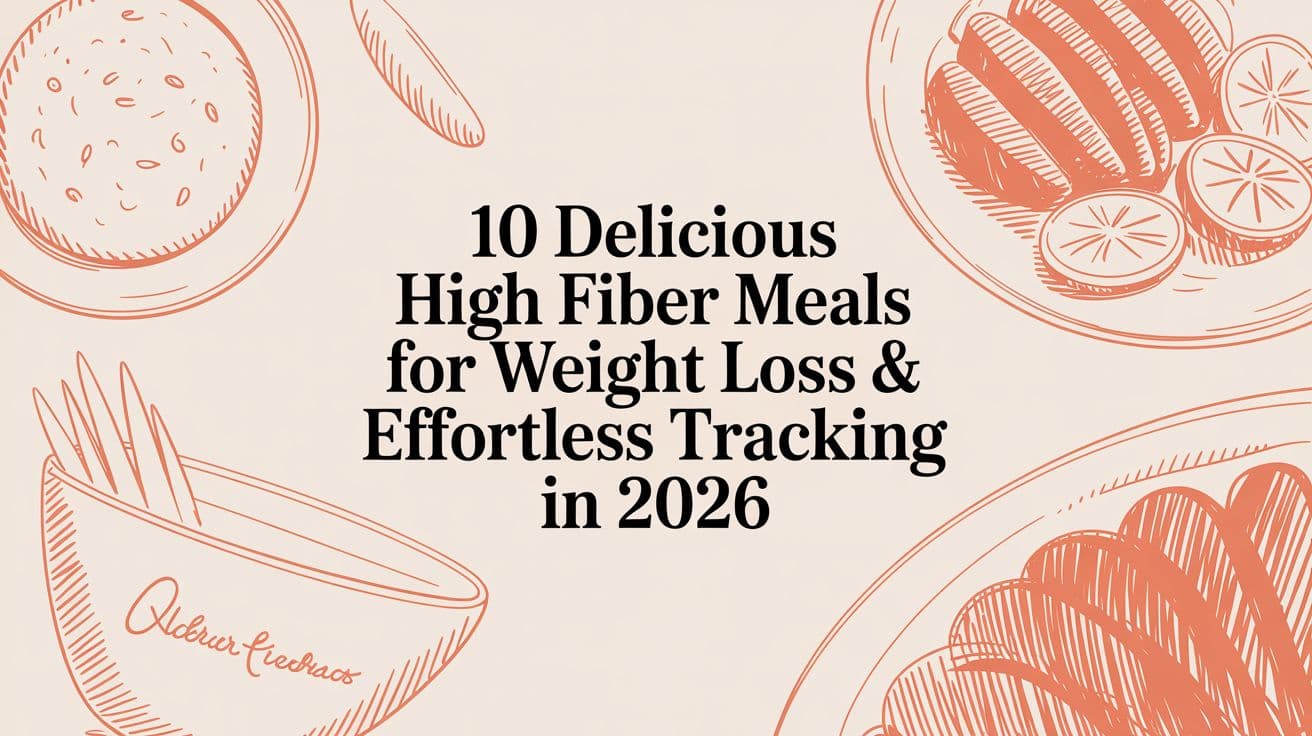10 Delicious High Fiber Meals for Weight Loss & Effortless Tracking in 2026