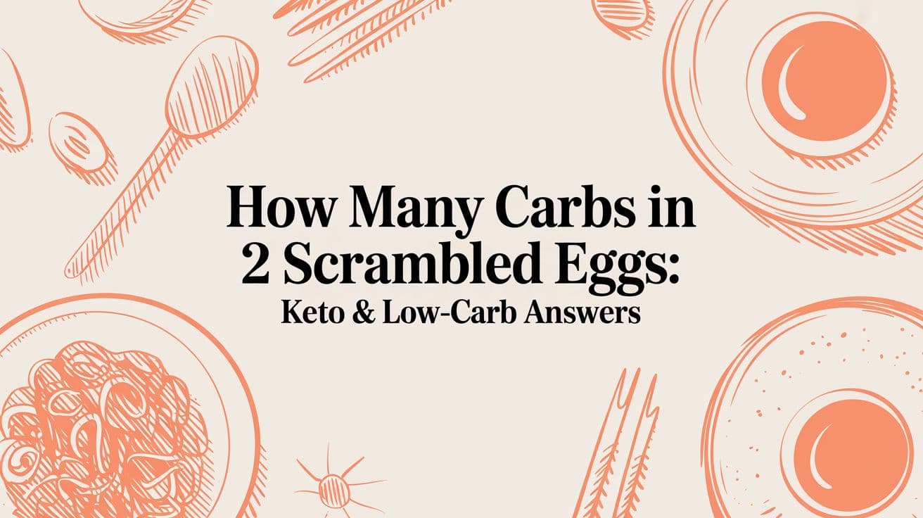 The Ultimate Guide to Carbs in Scrambled Eggs for a Low-Carb Lifestyle