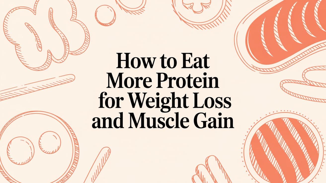 How to Eat More Protein for Weight Loss and Muscle Gain