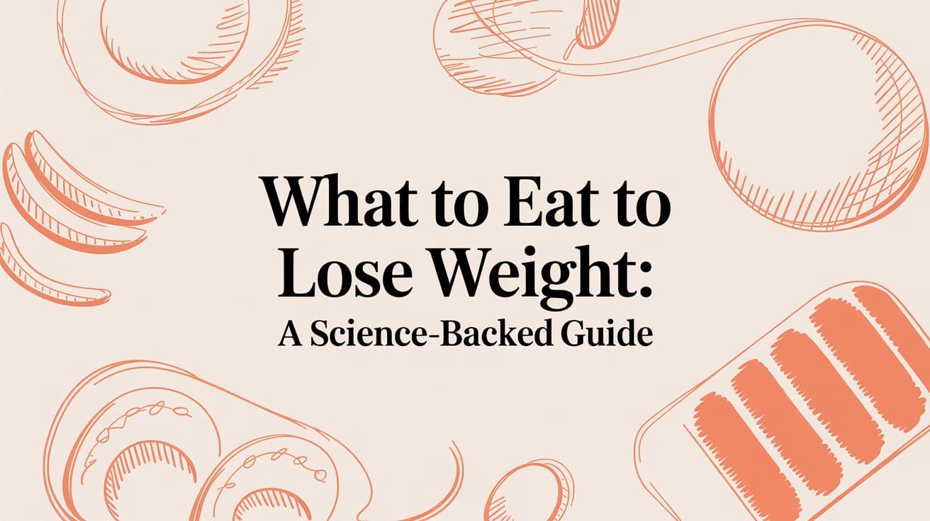 What to Eat to Lose Weight: A Science-Backed Guide