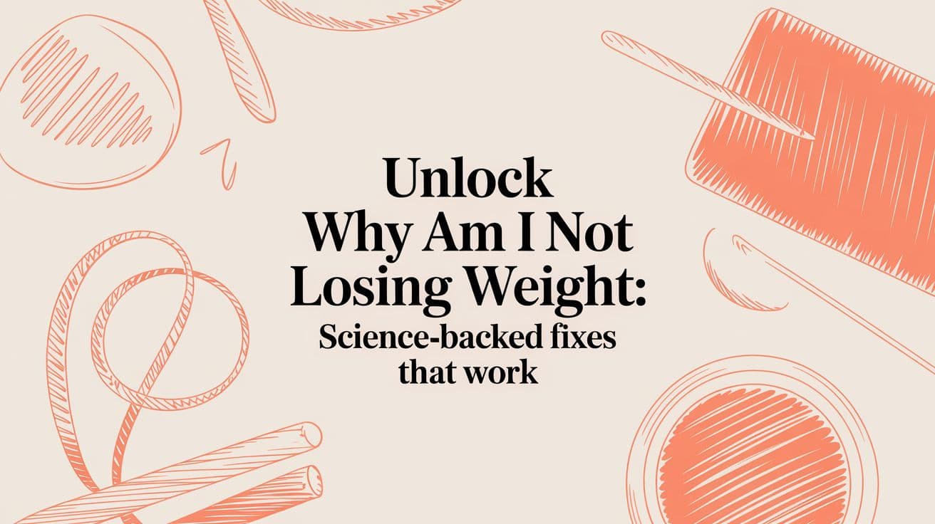 Unlock Why You're Not Losing Weight: Science-Backed Fixes That Work