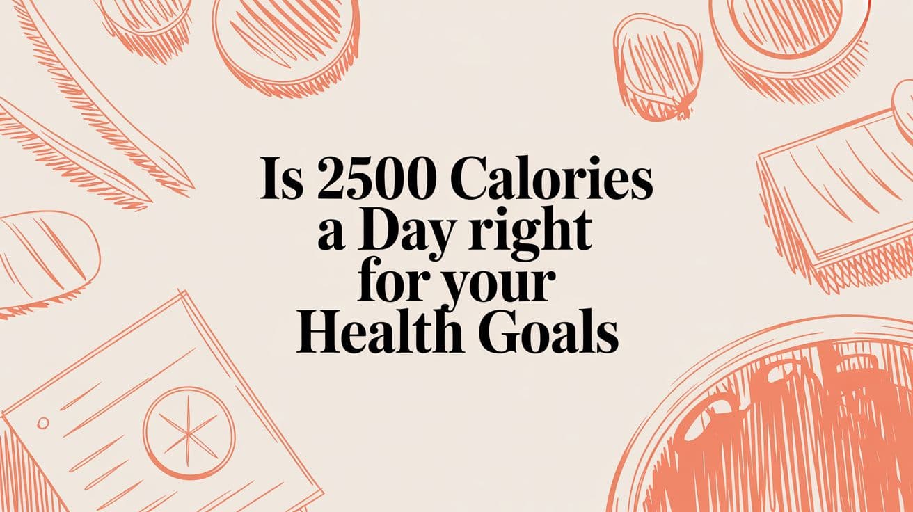 Is 2500 Calories a Day Right for Your Health Goals?