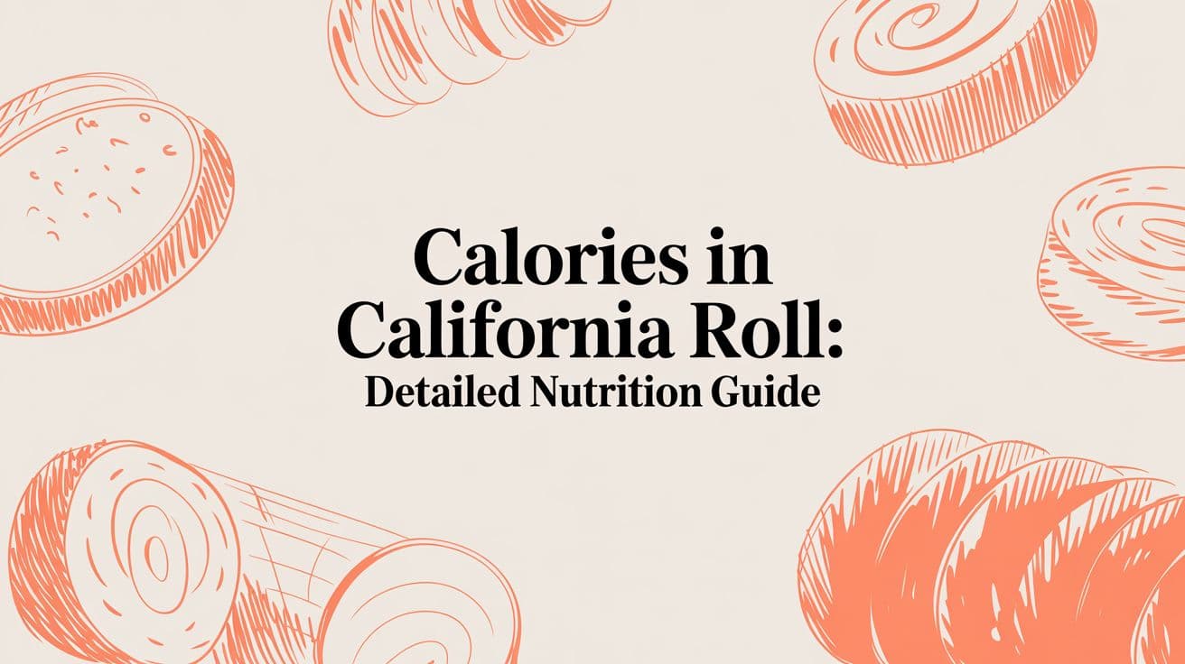 Calories in California Roll: Detailed Nutrition Guide