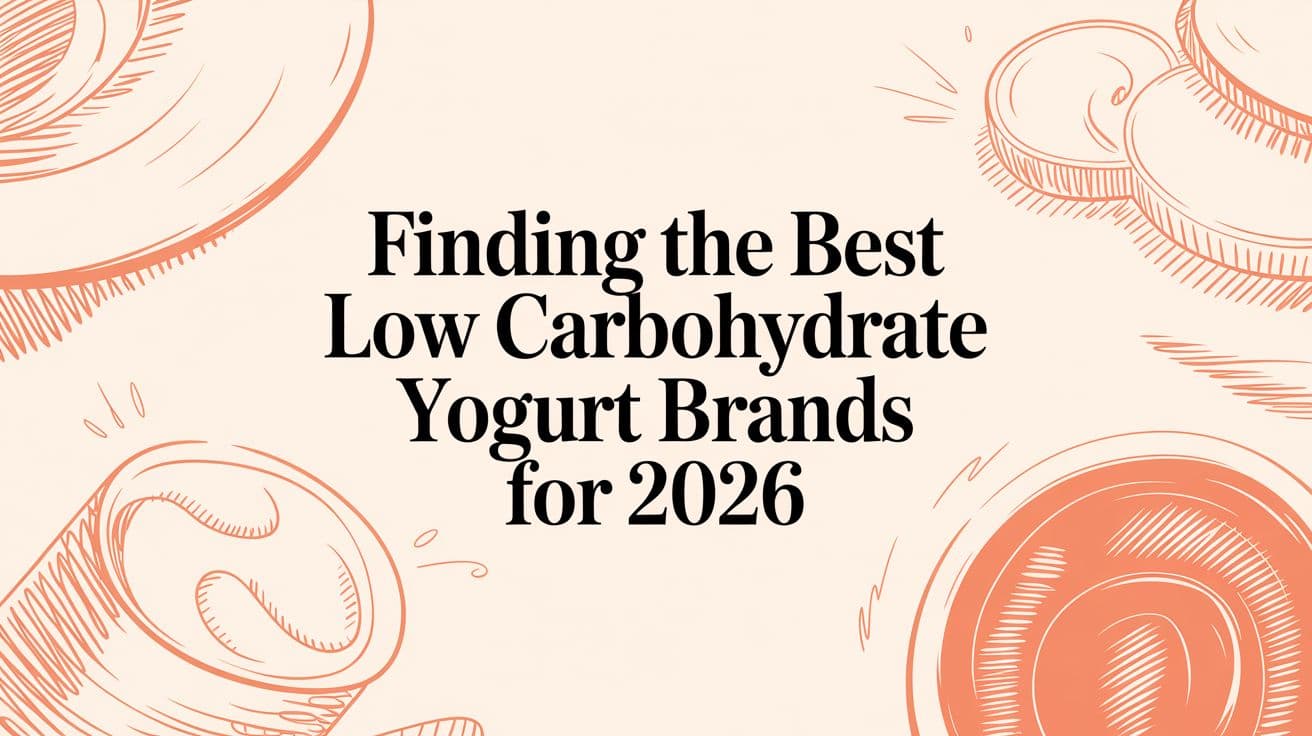 Finding the Best Low Carbohydrate Yogurt Brands for 2026